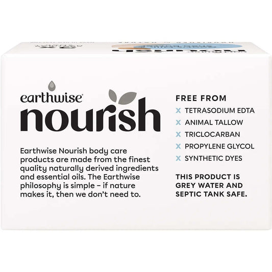 EARTHWISE NOURISH Natural Soap Bar Goat'S Milk & Shea Butter 3X90G